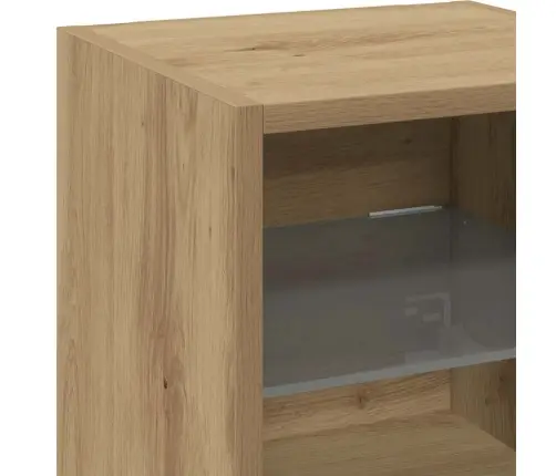 Sieninė Tv Spintelė Su Led Lemputėmis, Artisano, 30X28,5X30Cm