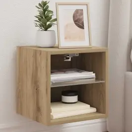 Sieninė Tv Spintelė Su Led Lemputėmis, Artisano, 30X28,5X30Cm