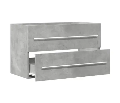 Valamukapp, Betoonhall, 80X38,5X48 Cm Tehispuit