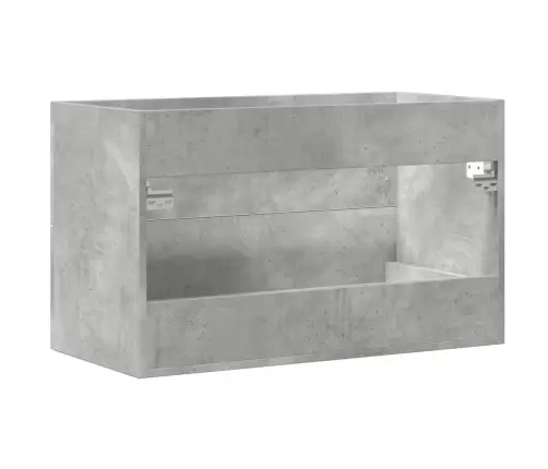 Valamukapp, Betoonhall, 80X38,5X48 Cm Tehispuit