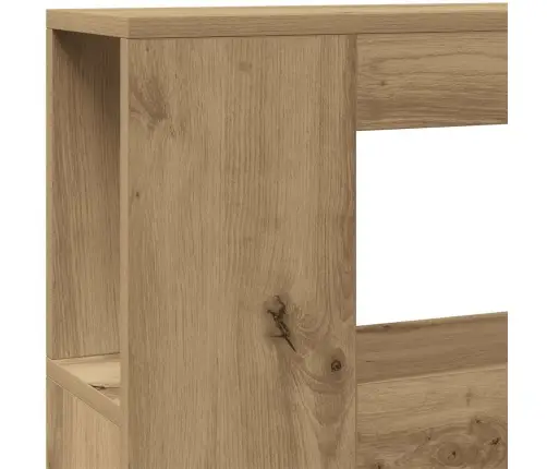 Gultas Galvgalis Ar Led, Koka Krāsa, 120X18,5X103,5 Cm, Koks Vidaxl