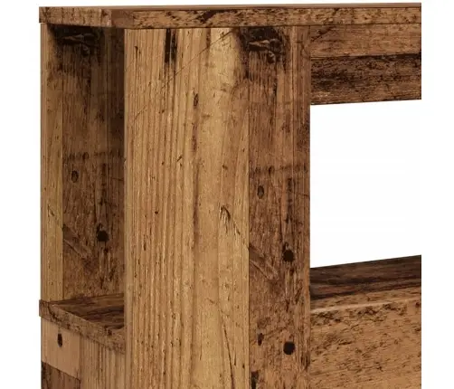 Gultas Galvgalis Ar Led, Veca Koka, 160X18,5X103,5 Cm, Koks Vidaxl