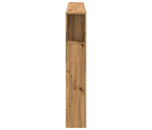 Gultas Galvgalis Ar Led, Koka Krāsa, 160X18,5X103,5 Cm, Koks Vidaxl