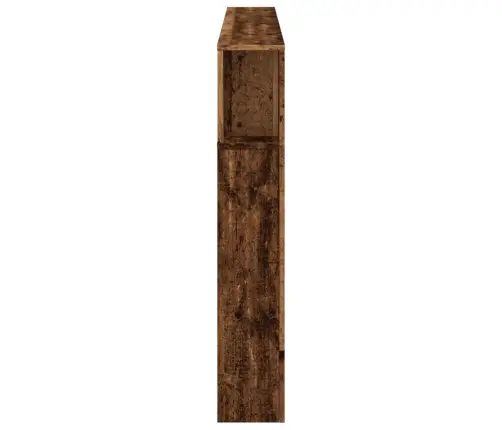 Gultas Galvgalis Ar Led, Veca Koka, 180X18,5X103,5 Cm, Koks Vidaxl