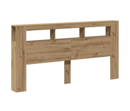 Gultas Galvgalis Ar Led, Koka Krāsa, 200X18,5X103,5 Cm, Koks Vidaxl