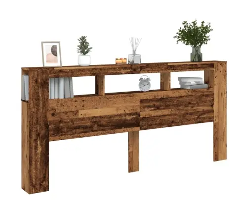 Led Voodipeatsi Vana Puit 220X18,5X103,5 Cm Insenerpuit