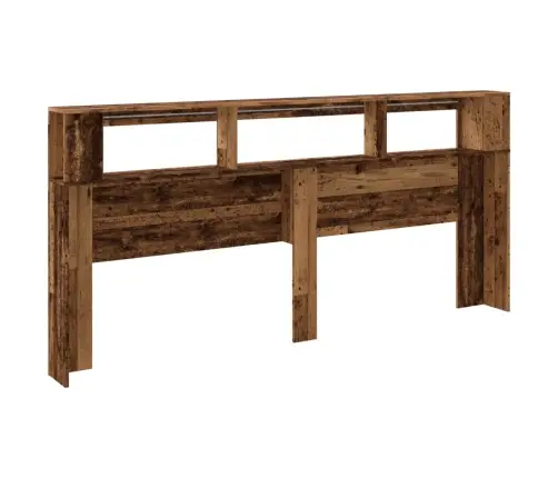 Led Voodipeatsi Vana Puit 220X18,5X103,5 Cm Insenerpuit