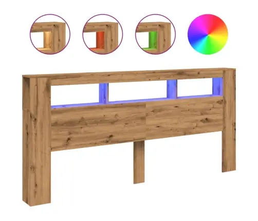 Led-Peats Artisan Oak 220X18,5X103,5 Cm Insener Puidust