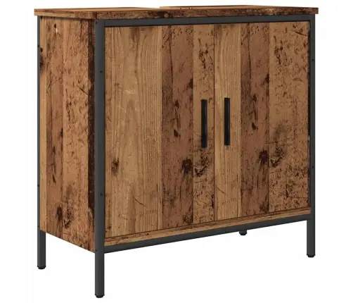 Izlietnes Skapītis, Veca Koka, 60X30X60 Cm, Inženierijas Koks Vidaxl