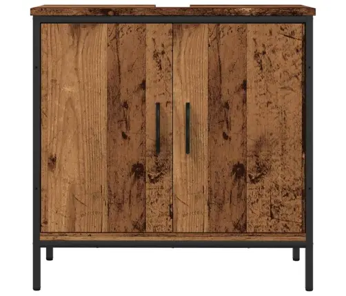 Izlietnes Skapītis, Veca Koka, 60X30X60 Cm, Inženierijas Koks Vidaxl