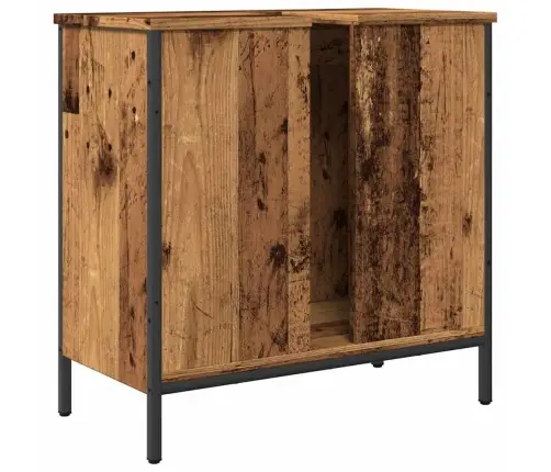 Izlietnes Skapītis, Veca Koka, 60X30X60 Cm, Inženierijas Koks Vidaxl