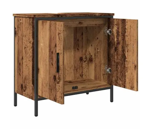 Izlietnes Skapītis, Veca Koka, 60X30X60 Cm, Inženierijas Koks Vidaxl