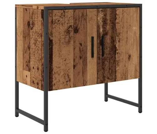 Vonios Kriauklė Sena Mediena 60X33X60 Cm Inžinierinė Mediena