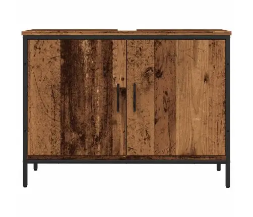 Vonios Kriauklė Sena Mediena 60X33X60 Cm Inžinierinė Mediena