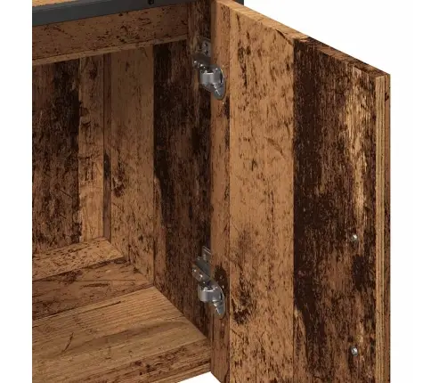 Vonios Kriauklė Sena Mediena 60X33X60 Cm Inžinierinė Mediena