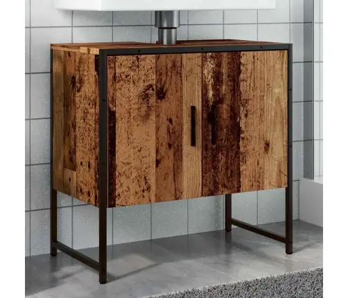 Vonios Kriauklė Sena Mediena 60X33X60 Cm Inžinierinė Mediena