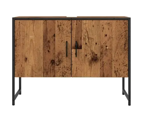 Vannasistabas Skapītis Veca Koka 80X33X60 Cm Inženierijas Koks Vidaxl