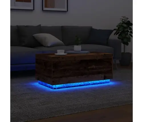 Kafijas Galdiņš Ar Led, Veca Koka, 90X50X40 Cm Vidaxl Kafijas Galdiņš Ar Led, Veca Koka, 90X50X40 Cm Vidaxl