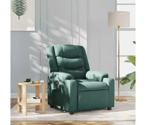 Atlošiamas Krėslas, Tamsiai Žalios Spalvos, Audinys