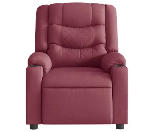 Masāžas Krēsls, Atgāžams, Vīnsarkans Audums Vidaxl