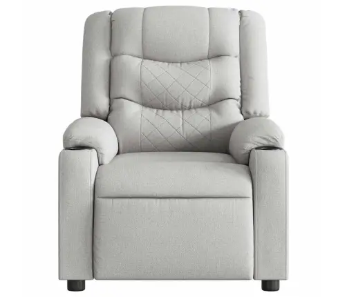 Massage Recliner Tool Cloud Grey Fabric