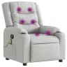 Massage Recliner Tool Cloud Grey Fabric