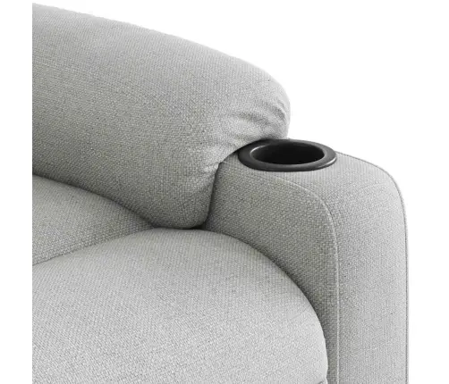 Massage Recliner Tool Cloud Grey Fabric
