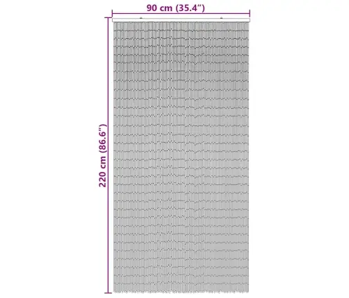 Vabzdžių Durų Užuolaidos Iš Bambuko 90X220 Cm Bambuko
