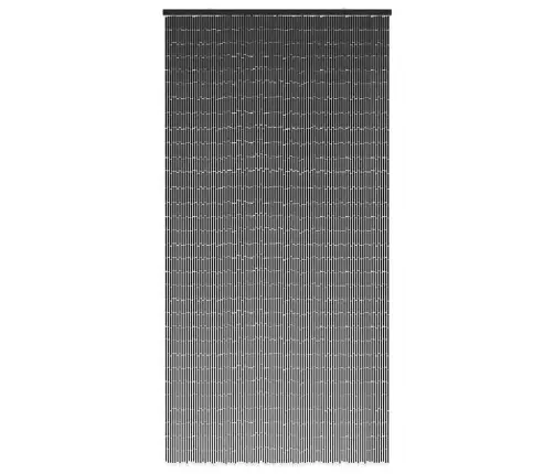 Kukaiņu Durvju Aizkars Tumši Pelēks 100X200 Cm Bambuss Vidaxl