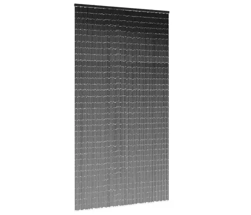 Kukaiņu Durvju Aizkars Tumši Pelēks 120X220 Cm Bambusa Vidaxl
