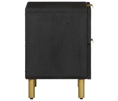 Öökapid 2 Tk, Must, 40 X 33 X 46 cm Mangopuit