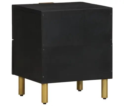 Öökapid 2 Tk, Must, 40 X 33 X 46 cm Mangopuit