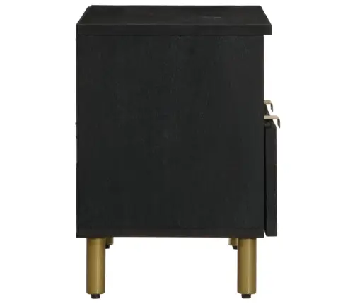 Tv Plaukts, Melns, 70X33X46 Cm, Inženierijas Koks Vidaxl