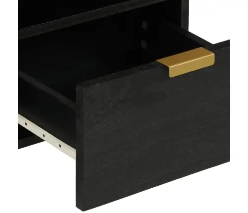 Tv Plaukts, Melns, 70X33X46 Cm, Inženierijas Koks Vidaxl