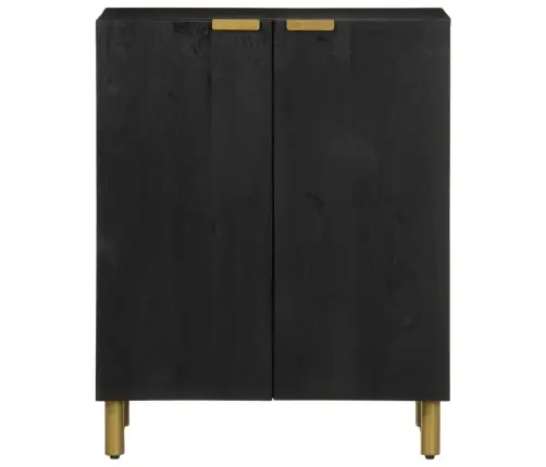 Kumode, Melna, 60X33X75 Cm, Inženierijas Koks Vidaxl