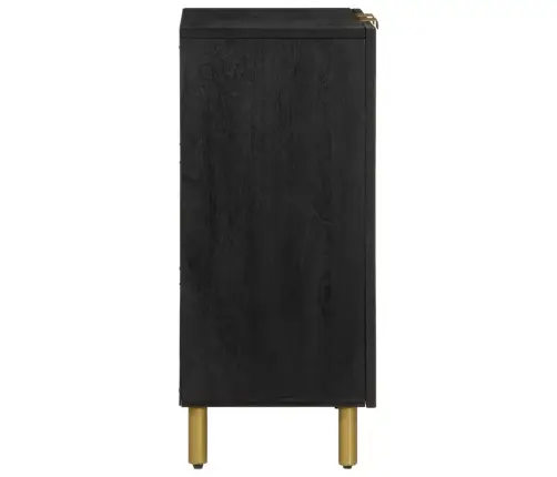 Kumode, Melna, 60X33X75 Cm, Inženierijas Koks Vidaxl