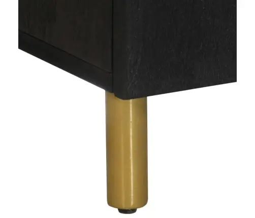 Kumode, Melna, 60X33X75 Cm, Inženierijas Koks Vidaxl