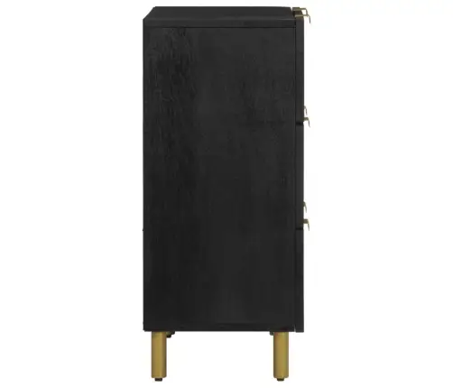 Kumode, Melna, 60X33X75 Cm, Inženierijas Koks Vidaxl