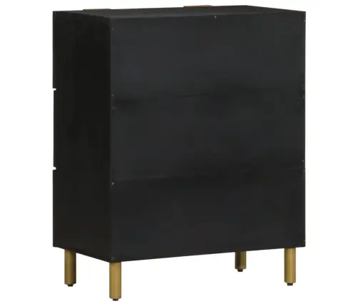 Kumode, Melna, 60X33X75 Cm, Inženierijas Koks Vidaxl