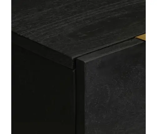 Kumode, Melna, 60X33X75 Cm, Inženierijas Koks Vidaxl