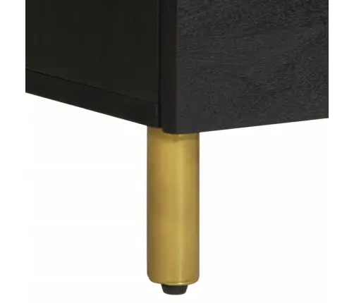 Kumode, Melna, 60X33X75 Cm, Inženierijas Koks Vidaxl