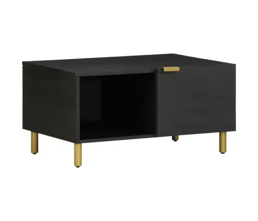 Kafijas Galdiņš, Melns, 80X50X40 Cm, Inženierijas Koks Vidaxl