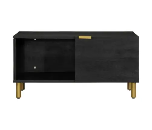 Kafijas Galdiņš, Melns, 80X50X40 Cm, Inženierijas Koks Vidaxl