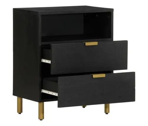 Naktsskapītis, Melns, 50X33X62 Cm, Inženierijas Koks Vidaxl Naktsskapītis, Melns, 50X33X62 Cm, Inženierijas Koks Vidaxl