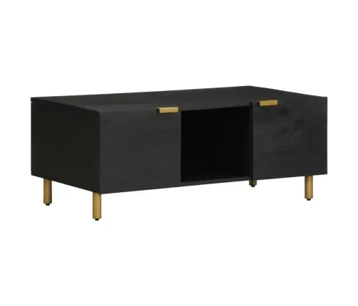 Kafijas Galdiņš, Melns, 100X54X40 Cm, Inženierijas Koks Vidaxl