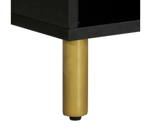 Televizoriaus Spintelė Juoda 100X33X46 Cm Engineered Wood