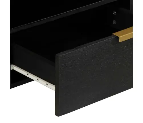 Tv Skapītis, Melns, 80X33X46 Cm, Inženierijas Koks Vidaxl