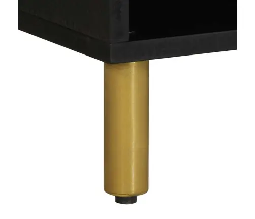 Tv Skapītis, Melns, 80X33X46 Cm, Inženierijas Koks Vidaxl