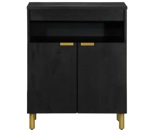Kumode, Melna, 60X33X75 Cm, Inženierijas Koks Vidaxl