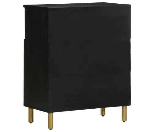 Kumode, Melna, 60X33X75 Cm, Inženierijas Koks Vidaxl